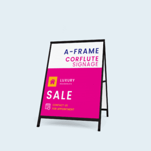 A-Frame Corflute Sign