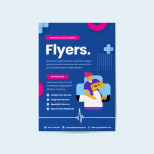 Flyer for a medical centre