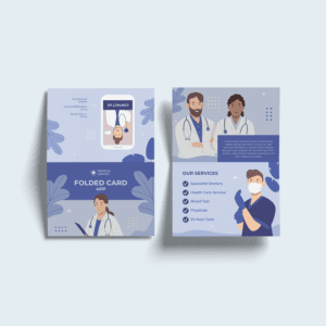 Medical centre folded card