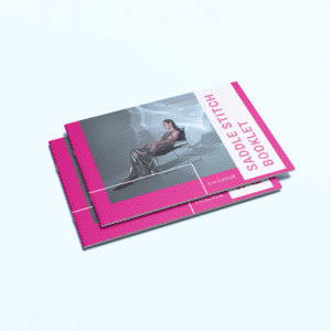 Landscape saddle stitch retail catalgoue