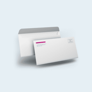 Envelope design mockup for a medical centre