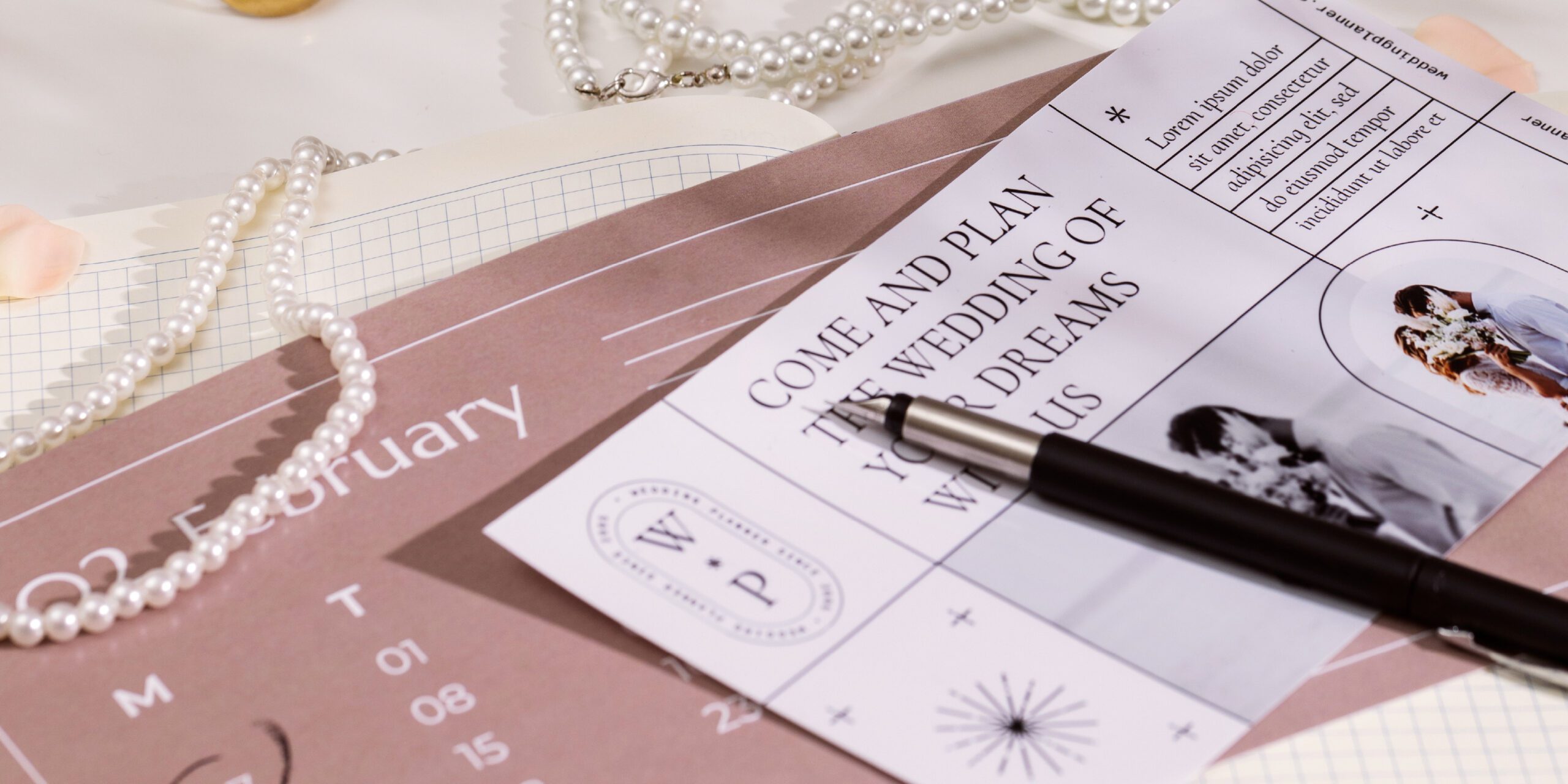 wedding expo brochures for a wedding event planner
